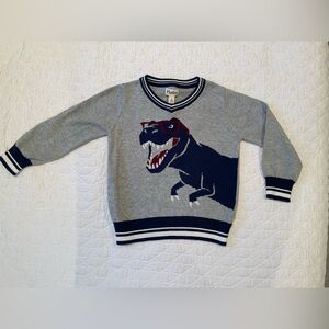 Hatley Navy and White V-Neck Sweater